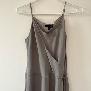 Banana Republic Grey Faux wrap dress